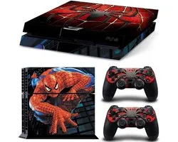 PlayStation 4 skin Spiderman design - PS4 sticker set