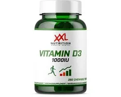 XXL Nutrition - Vitamine D3 1000IU - 250 Tabletten