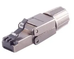 Premium RJ45 toolless connector - CAT6a - AWG22-24 - STP / metaal - per stuk