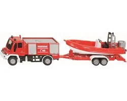 Siku Unimog Fire engine with boat
