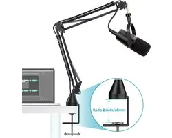 bras de microphone / Microphone Boom Arm Mic Stand Adjustable / Microphone Boom Arm Mic Stand Adjustable - pied de microphone