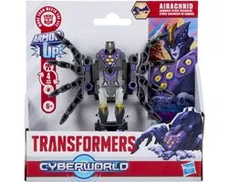 Transformers CYBERWORLD Armored Cyber Changers Airachnid - Actiefiguur
