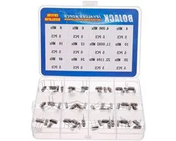 Kristal Oscillator Set - Resonator Kit - Elektronica Projecten - 12 Frequenties Assortiment - 60 Stuks - Zilverkleurig