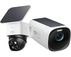 Caméra de sécurité Solar sans fil Eufy S340 SoloCam 3K + module complémentaire EufyCam 3 - Offre groupée