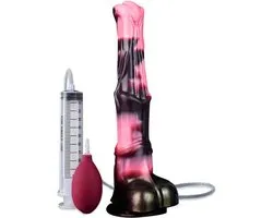 Mega Dildo - Grote Dildo - Dikke Dildo - Extreme Dildo - Anaal Groot - Reusachtige Dildo XXL - Buttplug XXXL Monster Dildo - Fantasy Dragon Dildo - Animal dildo - Anaal Groot - Zuignap - met Spuitfunctie