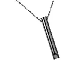 Breath Chain Black - Stop hyperventilating/Smoking/Vaping - Quiet breathing - Breathing trainer - ShopVlot