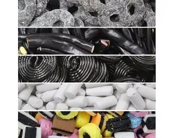 Mijn Snoepgoed - Schepsnoep Drop Mix - 1 Kilo - Snoep - Zoetwaren - Cadeautje - Traktatie - Dropmix - Engelse Drop - Schoolkrijt - Haribo - Rotella - Konfektstaven - Kritsli
