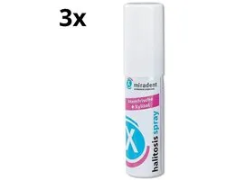 Miradent Mondspray Halitosis - 3 x 15 ml - Voordeelverpakking