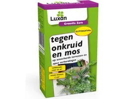 Luxan Greenfix Zero - Onkruidbestrijding - 250 ml.- Voor Minimaal 110 M2 - Binnen 3 uur Resultaat - Hardnekkige werking - Garden Select