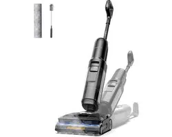 Tineco - S7 Stretch Steam Plus - Nettoyeur de sol et nettoyeur à vapeur - Sans fil - Aspire, vapeur et serpille simultanément - autonomie 80 min