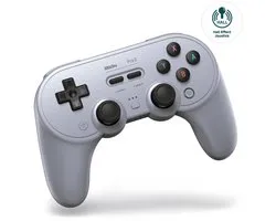 8BitDo PRO 2 - Wireless Gamepad - Hall Edition - Grey Multi