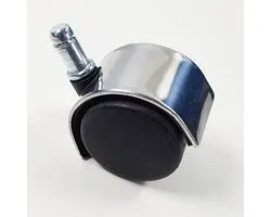 Vivol Office chair casters - set 5 pieces (chrome) - ShopVlot