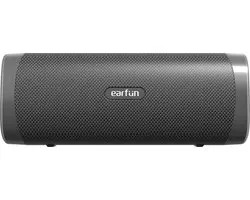EarFun UBOOM L - Bluetooth Speaker - 28 uur Batterijduur - IPX7 Waterbestendig - Ingebouwde Microfoon - Krachtig 360° Geluid - Zwart