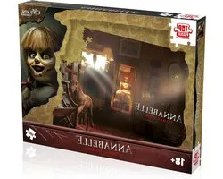 Winning Moves Annabelle puzzle de 1000 pièces, assemblez la star de porcelaine de l'univers Conjuring, est un excellent cadeau ou jouet pour adultes et fans d'horreur