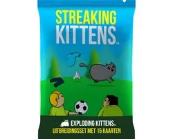 Streaking Kittens - Exploding Kittens Uitbreiding - Nederlandstalig Kaartspel