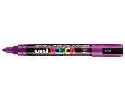 Uni POSCA paintmarker PC-5M, 1,8 - 2,5 mm, paars 6 stuks