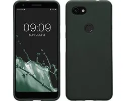 coque kwmobile pour Google Pixel 3a - Coque pour smartphone - Coque arrière en vert mousse
