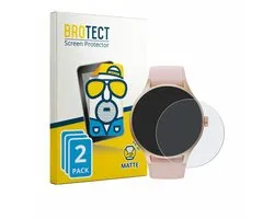 BROTECT - Screenprotector voor Woneligo Smartwatch 1.57" - Folie Beschermfolie matte 2 Stuks