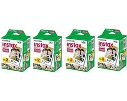 Fujifilm Instax Mini Film - 4-pack 2 x 10 stuks - Geschikt voor 80 foto's