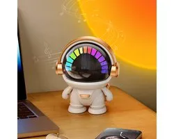 Astronaut Bluetooth speake - Draagbare Bluetooth speaker - Schattige Draadloze Draagbare Buitenluidspreker Met Verlichting- Mini Stereo Bluetooth speake 5.0
