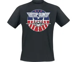 Top Gun Maverick - Tomcat Heren T-shirt - zwart - 5XL