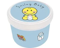 Zak!Designs Smiley Kinderen Snackbox - Boy - Melamine - Blauw