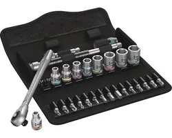 Wera 8100 SA 10 Zyklop ratelset 1/4"