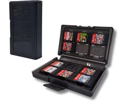 Game Card Case geschikt voor Nintendo Switch games - Accessoires Switch - 12 Games - Opbergen - Beschermen - Travel Koffer - Plastic - Grijs