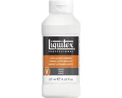 Liquitex Proffessional 126608 Hoogglans Vernis 237 ml – Acrylvernis High Gloss | UV-bescherming | Vergeelt niet | Voor acrylverf - High Gloss Vernis