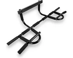 KRAKEN Pull Up Bar voor Deuropening - Geen Boren Nodig - Hanging Grip Optrekstang tot 120 kg - Staal met Rubber en Foam Grip - Pull Up, Chin Up en Bovenlichaamstraining - Compact - Home Gym Pullup Bar Doorway voor Thuisfitness en Krachttraining