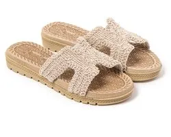 BRASILERAS Sandales femme-beige -37