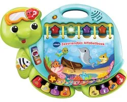 VTech Zeevriendjes Alfabetboek - Interactief Speelgoed - Leer over Cijfers, Letters & Dieren - Speelgoed 1 tot 5 jaar