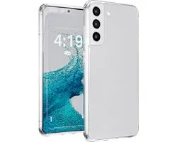 Hoesje geschikt voor Samsung S22 Plus hoesje siliconen - backcover - optimale bescherming - Transparant