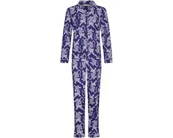 Rebelle - Tiger Star - Pyjama - Bio Katoen - Doorknoop - Paars - Maat 38