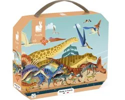 Janod - Dino - Panorama - Dino puzzel 100 stukjes