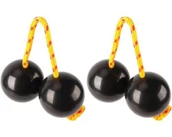 Yinhing 2 Stuks Afrikaanse Ritmische Shaker Comfortabele Shaker-rammelaar voor Beginners en Entertainers Ideaal voor Percussieoefeningen en Muzieksessies