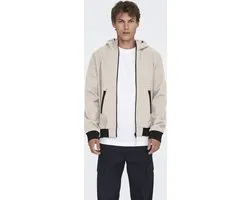 Only & Sons Veste Onsbowie Softshell Bomber Otw Noos 22029276 Silver Lining Taille Homme - L