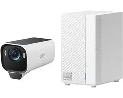 eufy HomeBase Professional S1 + eufyCam S3 Pro Outdoorcam - 4K Ultra HD-resolutie, MaxColor Vision™ technologie, Zonne-energie met SolarPlus™ 2.0 - Bundelvoordeel