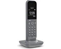Draadloze Telefoon - Extra Handset - Thuisgebruik - Nummerblokkering - Groot Display - Antracietgrijs
