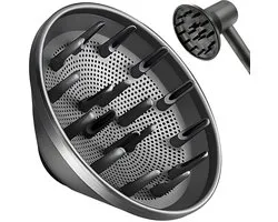 Geschikt voor Opzetstuk geschikt voor Dyson Haarstyler - Haardroger Föhn Diffuser - Diffuser-opzetstuk - Universeel Stereotype Haar Hoofd - Haardroger Diffuser Geschikt voor Supersonic HD15/08/07/03/02/01 - Zwart