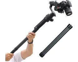 25CM Upgrade Gimbal Extension Pole - Carbon Fiber Bar - Lightweight - 1/4in Universal Screws - Ronin S - SC - ZHIYUN Crane - Moza AirCross - FeiyuTech Stabilizers - Gimbal Accessoires - Camera Stabilisatie