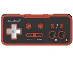 Retro-Bit Origin8 2.4G Wireless Controller-Rood/Zwart