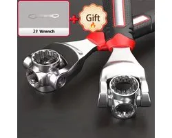 52-in-1 Multi-Function Socket Wrench Set | Carbon Steel Material with Non-Slip Handle, Includes Small Wrench gereedschap multitool Tools steeksleutelset
