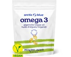 Arctic Blue - Omega 3 Algenolie - DHA - met Vitamine D - 90 capsules