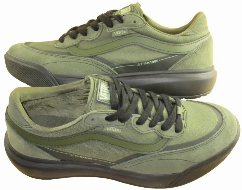 Vans Men's UltraRange 2.0 SE Mossy Olive Green Black Trail Shoes Size 9 NEW