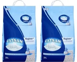 2x Catsan - Hygiëne Plus - 20L