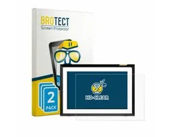 BROTECT - Screenprotector voor Nixplay Klassischer 10.1" HD-Touchscreen - Folie Beschermfolie transparant 2 Stuks