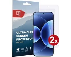 Protecteur d'écran Rosso Adapté pour Xiaomi 17 Ultra | Pack Duo Ultra Clair | Feuille de TPU | Film protecteur compatible avec les coques | 2 pièces