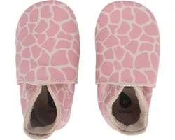 Bobux Babyslofjes Soft Soles Milk Giraffe Print - Small