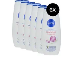 Gel Shower Nivea Care Douche Diamond & Argan Oil - 6 x 250 ml